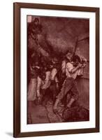 Siege of Boonesborough-Howard Pyle-Framed Giclee Print