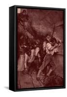 Siege of Boonesborough-Howard Pyle-Framed Stretched Canvas