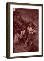 Siege of Boonesborough-Howard Pyle-Framed Giclee Print