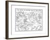 Siege of Boston Map-null-Framed Giclee Print