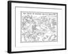 Siege of Boston Map-null-Framed Giclee Print