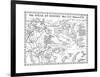 Siege of Boston Map-null-Framed Giclee Print