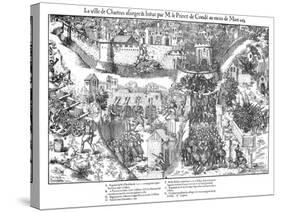 Siege of Chartres, French Religious Wars, 1568-Jacques Tortorel-Stretched Canvas