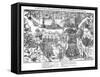 Siege of Chartres, French Religious Wars, 1568-Jacques Tortorel-Framed Stretched Canvas