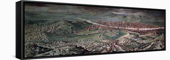 Siege of Florence, 1530,-Giorgio Vasari-Framed Stretched Canvas