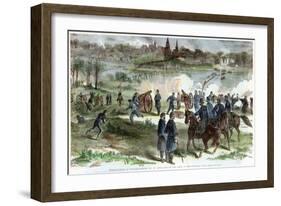 Siege of Fredericksburg, Virginia, American Civiil War, C1864-C1865-H Lovie-Framed Giclee Print