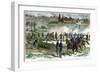 Siege of Fredericksburg, Virginia, American Civiil War, C1864-C1865-H Lovie-Framed Giclee Print