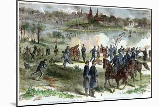 Siege of Fredericksburg, Virginia, American Civiil War, C1864-C1865-H Lovie-Mounted Giclee Print