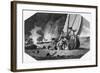 Siege of Gibraltar-CM Metz-Framed Art Print