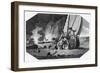 Siege of Gibraltar-CM Metz-Framed Art Print