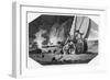 Siege of Gibraltar-CM Metz-Framed Art Print