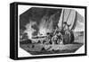 Siege of Gibraltar-CM Metz-Framed Stretched Canvas