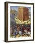 Siege of Jerusalem by Nebuchadnezzar, Illustration from the French Translation-Jean Fouquet-Framed Giclee Print