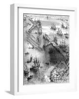 Siege of La Rochelle, France, 1627 (1882-188)-null-Framed Giclee Print