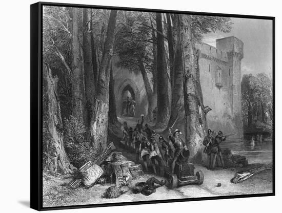 Siege of Lathom House-George Cattermole-Framed Stretched Canvas