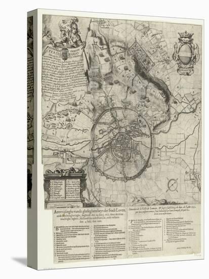 Siege of Leuven by the Dutch and French armies 1635-Dutch School-Stretched Canvas