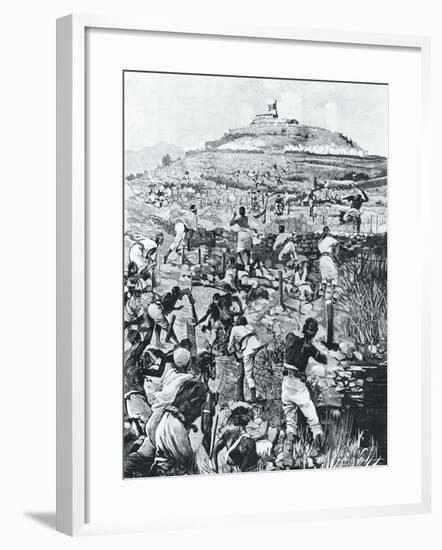 Siege of Mekele Fortress-null-Framed Giclee Print