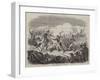 Siege of Monterey, Charge of Rancheros-null-Framed Giclee Print