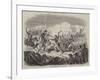 Siege of Monterey, Charge of Rancheros-null-Framed Giclee Print