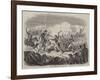 Siege of Monterey, Charge of Rancheros-null-Framed Giclee Print