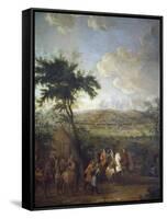 Siege of Namur-Jean-Baptiste Martin-Framed Stretched Canvas