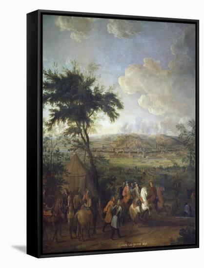 Siege of Namur-Jean-Baptiste Martin-Framed Stretched Canvas