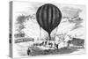 Siege of Paris-Balloons-F. Meaulue-Stretched Canvas