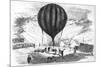 Siege of Paris-Balloons-F. Meaulue-Mounted Premium Giclee Print