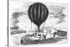 Siege of Paris-Balloons-F. Meaulue-Stretched Canvas