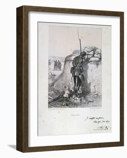 Siege of Paris, Franco-Prussian War, 1870-Auguste Bry-Framed Giclee Print