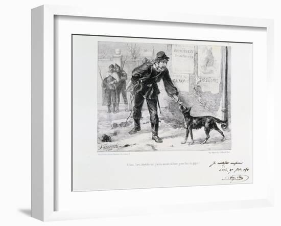 Siege of Paris, Franco-Prussian War, 1871-Auguste Bry-Framed Giclee Print