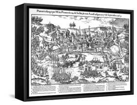 Siege of Poitiers, French Religious Wars, 24 July-7 September 1569-Jacques Tortorel-Framed Stretched Canvas