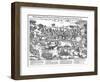 Siege of Poitiers, French Religious Wars, 24 July-7 September 1569-Jacques Tortorel-Framed Giclee Print