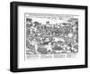 Siege of Poitiers, French Religious Wars, 24 July-7 September 1569-Jacques Tortorel-Framed Giclee Print