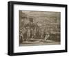 Siege of the Turkish Fortress Azov by Russian Forces in 1696, Um 1700-Adriaan Schoonebeek-Framed Giclee Print