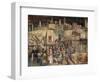 Siege of Totila, Fresco-Benedetto Bonfigli-Framed Premium Giclee Print