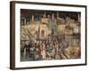 Siege of Totila, Fresco-Benedetto Bonfigli-Framed Giclee Print