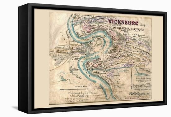 Siege of Vicksburg-null-Framed Stretched Canvas