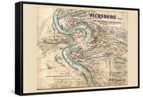 Siege of Vicksburg-null-Framed Stretched Canvas