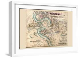 Siege of Vicksburg-null-Framed Art Print