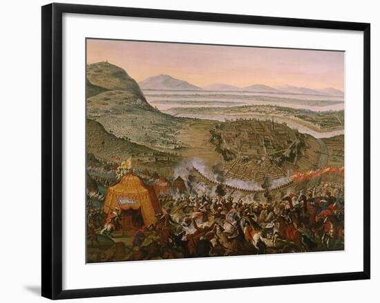 Siege of Vienna by Turks on July 14, 1683-Frans Geffels-Framed Giclee Print