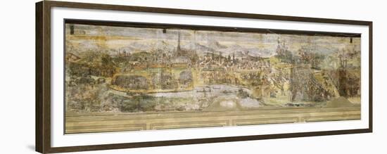 Siege of Vienna in 1529-Marcello Fogolino-Framed Premium Giclee Print