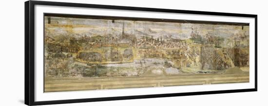 Siege of Vienna in 1529-Marcello Fogolino-Framed Premium Giclee Print