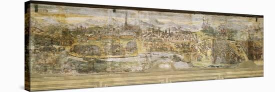 Siege of Vienna in 1529-Marcello Fogolino-Stretched Canvas