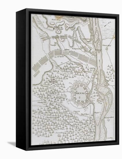 Siege of Vienna in 1683, Battle of Kahlenberg. Austria-null-Framed Stretched Canvas