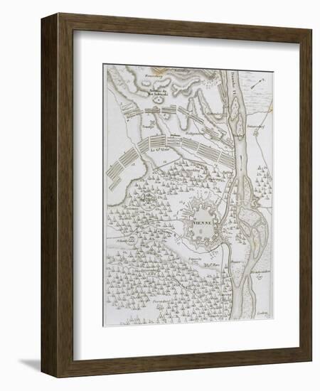 Siege of Vienna in 1683, Battle of Kahlenberg. Austria-null-Framed Giclee Print