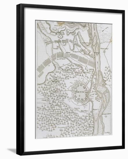 Siege of Vienna in 1683, Battle of Kahlenberg. Austria-null-Framed Giclee Print