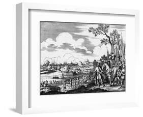 Siege of Weismar-null-Framed Art Print