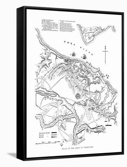 Siege of Yorktown, 1781-null-Framed Stretched Canvas