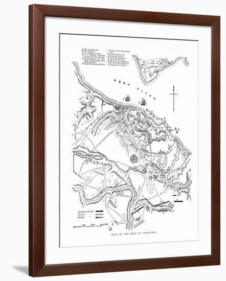 Siege of Yorktown, 1781-null-Framed Giclee Print